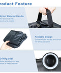 4 Pack Canopy Water Weight Bags 25L Each, 220 Lbs Total, features handle, foldable design, O-ring seal