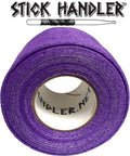 Purple High Tack Drumstick Grip Tape For Tight Control And Zero Slip Percussion Practice With Soft Cotton Gauze Wrap roll viewed from above.