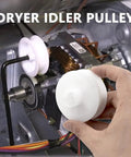 Replacement Dryer Idler Pulley For Washing Machines WE03X31620 WE12X20395 Durable High Torque Belt Tensioner Easy Install OEM Compatible Part Keeps Your Dryer Spinning Smoothly.