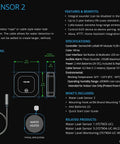 Smart Water Leak Sensor With One Quarter Mile LoRa Range 105dB Siren Two Year Battery Life No WiFi Needed Device To Device Pairing For Reliability Rope Style Sensing Cable Included Compatible With Alexa And IFTTT diagram and features.