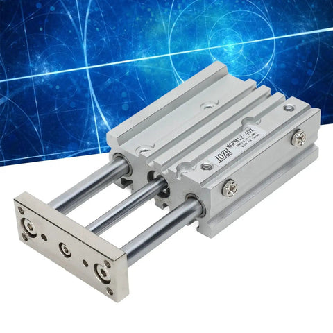 Double Acting Pneumatic Cylinder With Three Rods, 12mm Bore, 40mm Stroke, Heavy Duty Industrial Air Cylinder For Automation Equipment