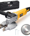 Pro Grade Electric Rebar Cutter Saw Kit With 1100W 120V 60Hz, includes ceramic carbide blade and carrying case