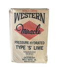 Western Type S Hydrated Lime 40 Lb Bag For Masonry And Mortar Mixes, Pro Grade Lime For Bricks, Concrete, Stone Projects, Fast Curing
