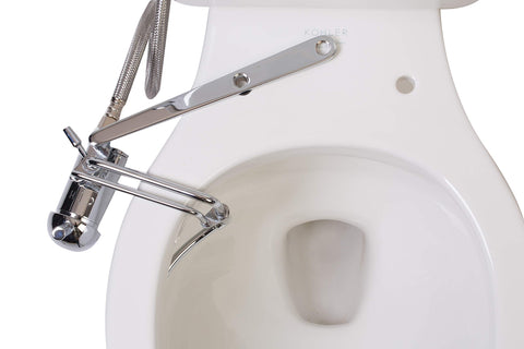 All Metal Bidet Attachment With Chromed Finish Easy Under Thirty Minute Install Adjustable Seven Hole Spray Head One Hand Joystick Control