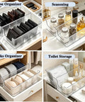 Hella Convenient Belt Organizer 2 Pack With Smart Drawer Compartments For Closet Storage keeps ties underwear socks silk scarves and beauty brushes tidy in transparent bins.
