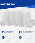 Coiled Heavy Duty 2.5 Inch By 10 Foot PVC Dust Collection Hose With 304 Stainless Steel Clamps for home woodshop use
