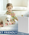 C535 Replacement Filter Compatible With 115115 Size 21 For 5300 2 P300 6300 2 5300 9000 Series Air Purifiers True H13 HEPA Filter shown with child and pet
