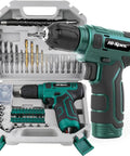 Do-It-All 110-Piece Cordless Drill And Driver Kit With Portable Case, 8V USB Power, Includes Drill Bits, Sockets, And Screwdriver Bits