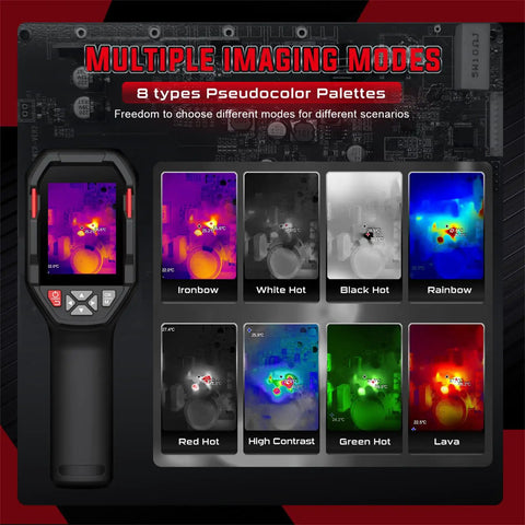 Pro Grade 240x240 Thermal Imaging Camera Handheld Infrared Scanner For HVAC Pros And Home Inspectors with palette options