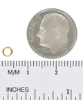 Tiny 3.5mm Outer Diameter 2.5mm Inner Gold Split Ring For Jewelry Making And Repairs Tiny But Mighty Durable 14K Gold Connector