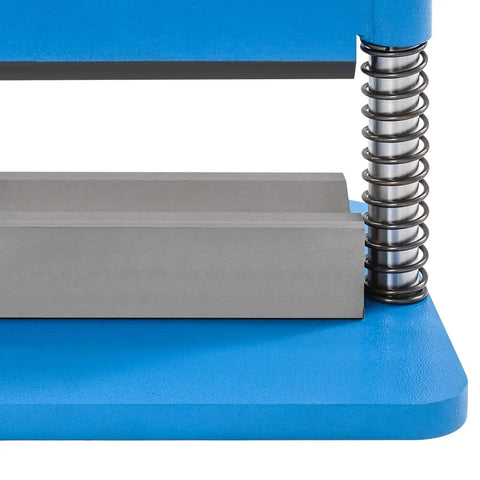 Badass 12 Inch Press Brake Attachment With Rock Solid 90 Degree Metal Bending Die For Sheet Metal Fabrication Brackets And Truck Panels That Loads Easy Inside Most 12 Or 20 Ton Shop Presses Blue
