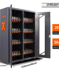 CNC Tool Holder Cabinet Storage Organizer Rack For CAT30 BT Tools In Warehouses And Machining Centers Built Tough With Heavy Duty Steel Construction 240 Capacity Durable Tool Tray Holder System, 1820mm steel cabinet open