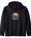 Dope Machinist CNC Vise Gauge Square For Engineers And Shop Guys Classic Black Zip Hoodie with graphic design and zip front.