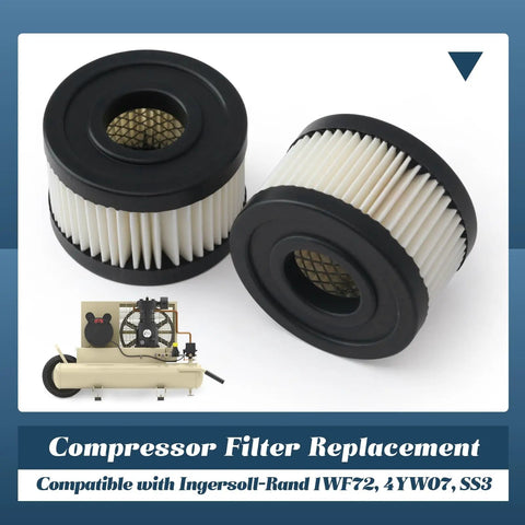 Two Pack Compressor Filter Element 70243712 For Ingersoll Rand 1WF72 4YW07 SS3 Replacement Part with air compressor