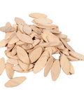 600 Piece No 20 Flat Round Beech Wood Plugs For Tenon Machine And Butt Joiner Dead Nuts Reliable Trade Gear stacked on white background.