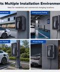 Heavy Duty EV Charger Wall Cover And Tough As Nails Steel Electrical Box in commercial, underground, outdoor, and garage setups.