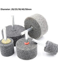 Solid 2-Piece Nylon Abrasive Polishing Wheels For Drills And Grinders With 6mm Shank, 20-50mm in diameter, ideal for polishing and cleaning.