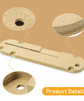 Zero Clearance Table Saw Insert Set For Delta 36 725 36 5152 36 5000 36 5000T2 Throat Plate Kit detailed wood texture view