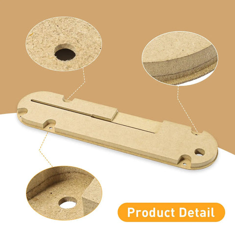 Zero Clearance Table Saw Insert Set For Delta 36 725 36 5152 36 5000 36 5000T2 Throat Plate Kit detailed wood texture view