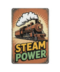 Old School Cool Dope Retro Steam Locomotive Metal Sign For Living Rooms Cafes Garages Vintage Tin Decor 12 x 8 Inches Durable Iron