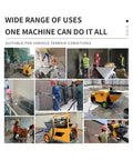 Wide range of uses for high performance electric plaster sprayer machine and mortar pump in various settings and applications.