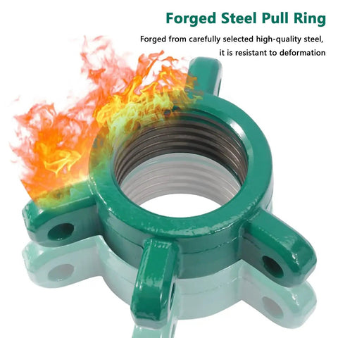 Forged steel pull ring from Split Type Hydraulic Gear Puller Kit With Manual Pump And 2 To 3 Jaw Bearing Puller For 5T To 50T