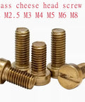 Top Shelf Brass Slotted Cheese Head Machine Screws Assortment Kit showcasing M2 to M6 screws for DIY and electronics.