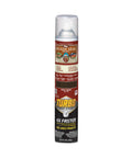 Top Shelf Dark Walnut Exterior Wood Stain and Sealer Turbo Spray System Oil Based Goof Proof Formula for Decks and Fences, 24oz spray can.