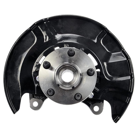 Front view of Beefed-Up Front Steering Knuckles And Wheel Bearing Hub Assembly Replacement For 2009 2013 Toyota Corolla And 2009 2013 Toyota Matrix, 2-Piece Set.