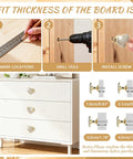 Next Level Gold Heart Drawer Knobs With Matching Screws Premium Zinc Alloy Cabinet And Dresser Handles For Bedroom Decor Easy DIY swap process with installation steps.