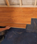 Installing laminate over Radiant Floor Heating Mat For Floating Floors 3X5 Cuttable 240V Easy Install No Mess No Fuss Covers 15 Sq Ft
