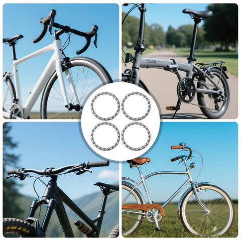 4 Pack Universal Bike Ball Bearings Set For Front Fork And Headset High Strength Steel with various bike types