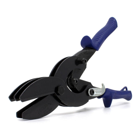 heavy duty duct crimp tool with compound leverage and comfort grips