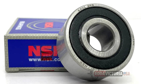 5201 Double Row Angular Contact Ball Bearing 12 X 32 X 15 9 mm Precision Hardened Steel with Zip Tight Rubber Seal