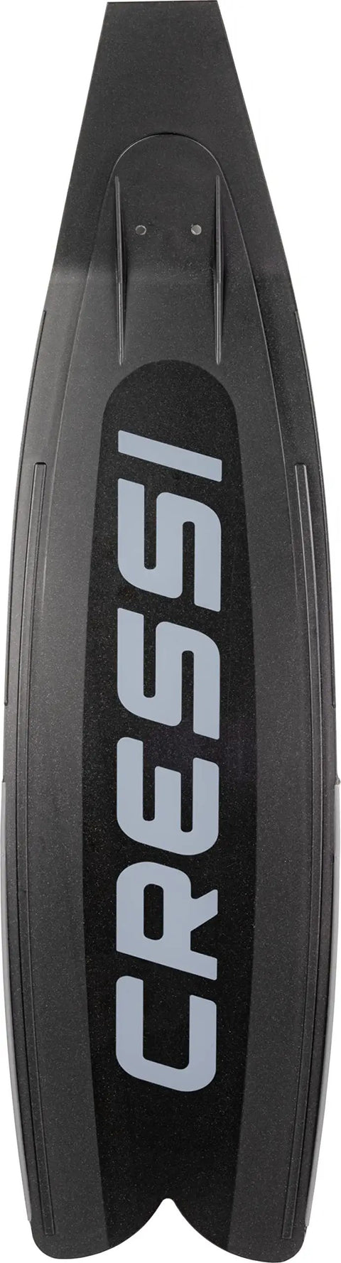 Gara Modular Impulse Blade For Freediving Fins, 29 Degree Kick Angle, high modulus propylene replacement blade in black, top view