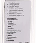 Back packaging of Nylon Dock Cleats showing product details like predrilled for #12 screws, corrosion resistance, in English and French.