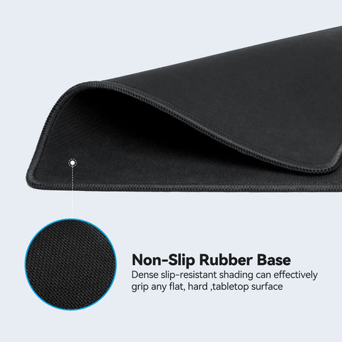 Close-up of 4 Pack Gaming Mouse Pad Set That Is Gamer Ready With Anti Fray Stitching Waterproof Surface And Non Slip Rubber Base