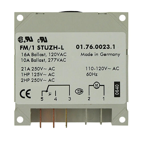 FM One Series 24 Hour Timer STUZH L With Manual Override Built To Last 110-120V AC 60Hz 21 Amp 250 VAC German Made