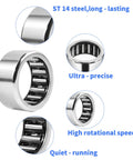 Needle Roller Bearing One Way One Inch Inner Diameter One And Five Sixteenths Inch Outer Diameter Five Eighths Inch Width RC162110