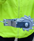 Heavy Duty Inline Wire Tensioner Kit For Electric Fences And Farm Fencing, close-up of rugged ratchet tensioner in action