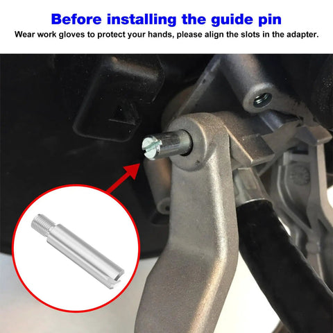 Killer Replacement Sander Guide Pin For Porter Cable 7800 Drywall Sander And Polisher Type Two showing installation detail.