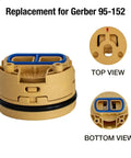 Shower Cartridge Replacement For Gerber SafeTemp 2 Single Handle Valve 95 152 95 154 GS105 top and bottom views