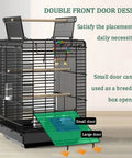 Spacious Multizone Bird Cage Featuring Open Interactive Skylight For Pigeons And Cockatiels Built Tough Metal Aviary with dual doors.