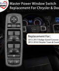 Power Window Switch Replacement For 2012 To 2017 Dodge Grand Caravan And Chrysler Town And Country in car interior