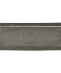 Lightweight Cement Style Window Box Planter Made From Plastic Stone Wood Composite, Drillable Without Drain Hole, 17.5 Inch Long