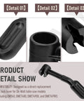 Built Tough Table Saw Rail Lock Lever Replacement Replaces Part Number 5140032-23 close-up of detailed replacement lever design.