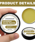 10g No Clean Solder Flux Paste Yellow Wetting Formula For Electronics Soldering Improves Weldability And Insulation Leaves Minimal Residue With Low Smoke Odor Free Solder Grease For DIY Hobbyists And Pros, metal tin