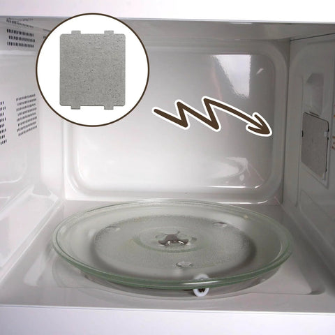 10 Pcs Microwave Mica Sheets Set, Super Thick Heat Shield Waveguide Covers, Replacement Parts for Kitchen Home Office Restaurant