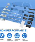 Rear Parking Brake Hardware Kit Compatible With Chevy Silverado Suburban Avalanche Express Dodge Ram Ford F Series GMC Savana Sierra Direct Replacement Fits 1500 2500 3500 And E250 E350 Vans product components