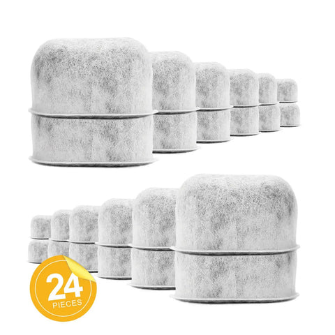 24 Pack Charcoal Water Filter Replacements For Keurig Coffee Makers 2 Point 0 Keep Your Brew Fresh By Reducing Chlorine Odor And Impurities